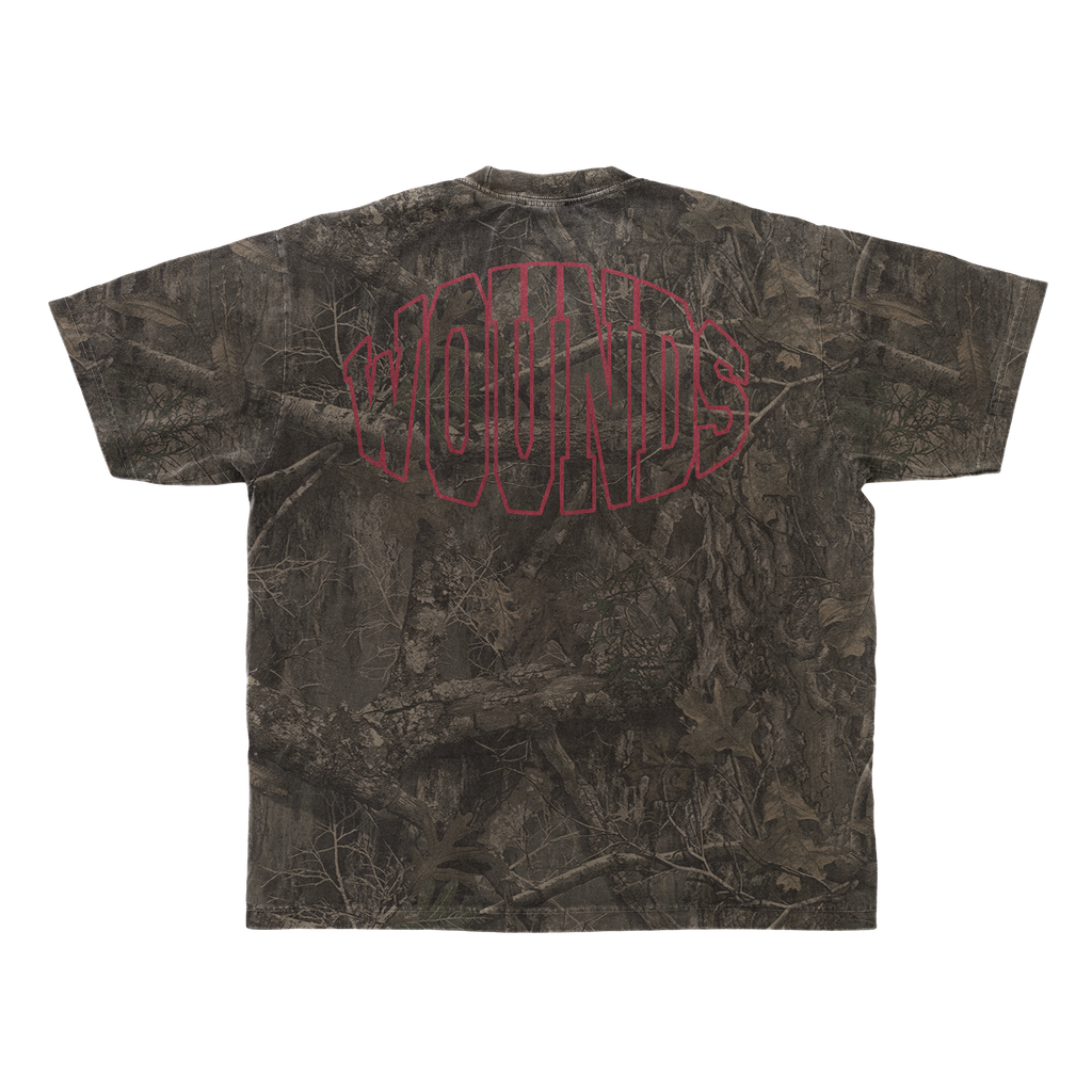 WOUNDS REAL TREE CAMO T-SHIRT (PRE-ORDER)